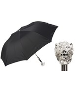 Pasotti Silver Lion Folding Umbrella New - £160.11 GBP