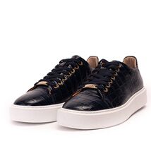 The Dublin Blue Leather Men Sneaker image 2