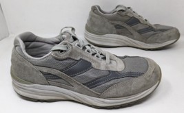 SAS Journey Mesh Lace Up Sneaker Shoes Men&#39;s Size 9 M Gray  Suede - $49.49