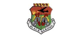 4&quot; air force 4133rd bomb wing black barons bumper sticker decal usa made - £21.57 GBP