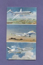 Vintage 1970s Postcard Three Views Delta Airlines Planes Boeing	 - £3.11 GBP