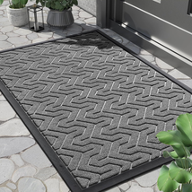 Front Door Mat outside Entrance 29.5X17, Waterproof Heavy Duty Outdoor Mats - $14.77