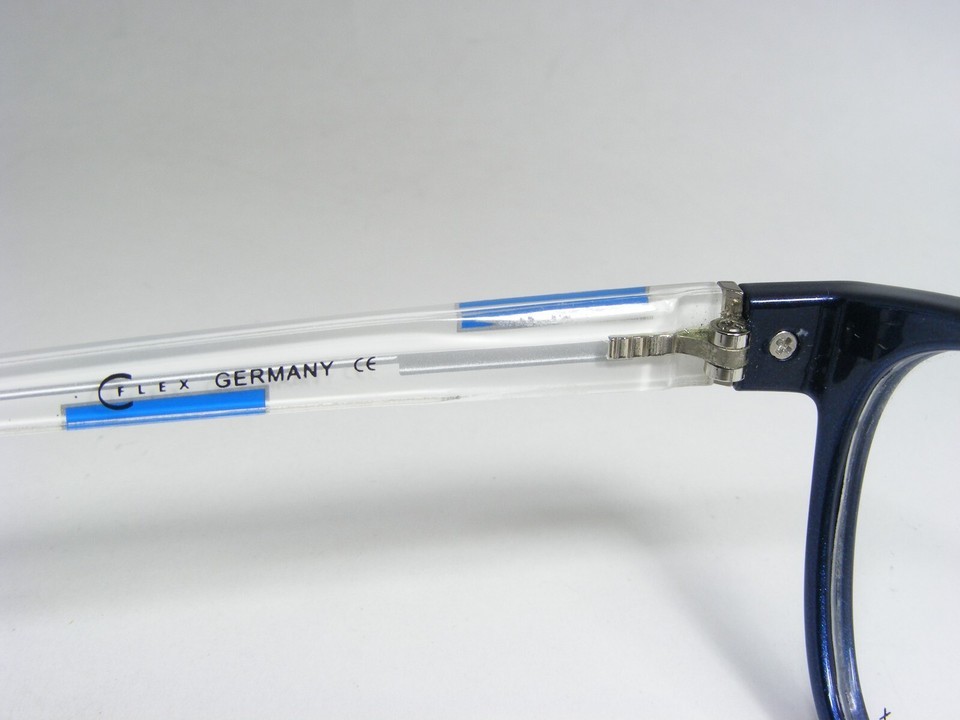 FLEX Mod 0035 003 GLITTER BLUE /WHITE EYEGLASSES GLASSES 52-18-140mm Germany Item image 12