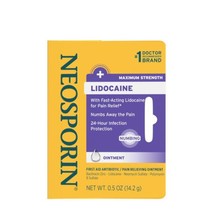 Neosporin + Lidocaine First Aid Antibiotic Ointment, Maximum Strength &amp; ... - $9.85
