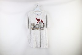 Vtg 90s Streetwear Mens Large Country Farmhouse Cardinal Birds T-Shirt Cotton - £27.65 GBP