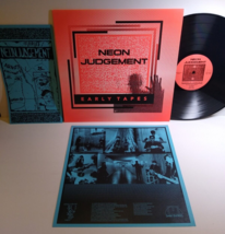 Neon Judgement Early Tapes Vinyl LP Record Album Minimal Electronic With Inserts - $96.52