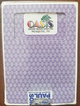 Oasis Resort Casino Golf Spa Mesquite, Nevada Playing Cards - £3.94 GBP