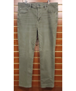 NEW Men&#39;s AE Airflex+ Slim Fit Jeans American Eagle Olive Green 34x30 $4... - £28.76 GBP