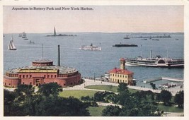 Aquarium Battery Park Harbor New York NY Postcard  - £2.35 GBP