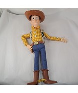 Disney Store Toy Story Woody doll Pull String Talking Figure w/ hat soft... - €26,37 EUR
