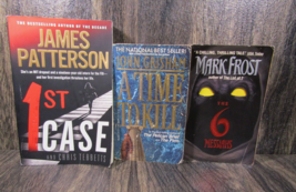 3 Mystery Paperback Books James Patterson Mark Frost John Grisham - $12.82