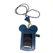 Disney Mickey Mouse Ears Happy Dream Leather Card Money Coin Purse Lanya... - $177.30 MXN