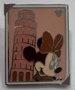 Disney 2009 Minnie Mouse World Snapshot Series Pin Leaning Tower of Pisa - $280.04 MXN