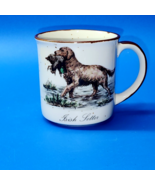 Vintage 1980s IRISH SETTER Coffee Tea Cup Mug - CLEAN - Dog Hunt Fish Ou... - £8.58 GBP