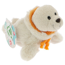 MagNICI Seal Cozylou Beige Stuffed Toy Animal Magnet in Paws 5 inches 12 cm - $11.50