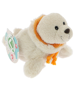 MagNICI Seal Cozylou Beige Stuffed Toy Animal Magnet in Paws 5 inches 12 cm - £9.19 GBP