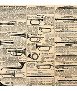 1969 Zobo Bugle Fife Piccolo 1900 Repro Advertisement Band Instruments D... - $371.04 MXN