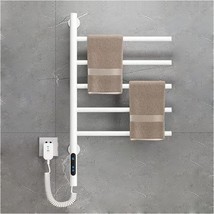 Yjsg Electric Heated Towel Rack For Bathroom, Rotation Wall Mounted, In, White. - £161.30 GBP