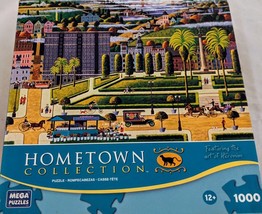 Hometown Collection Heronim Mega 1000 pc Jigsaw Puzzle Union Square  Hor... - £6.25 GBP