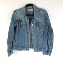 S Oliver Womens Denim Jacket Vintage Retro Trucker Medium Wash Cotton M - $28.84