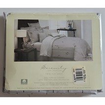 Vintage Serenity Home Collection New Twin Flat Sheet Prosper Gray Usa Made - $15.88