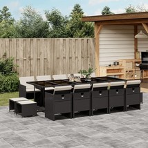  Garden Dining Set Black, Cream White - $28,960.04 MXN