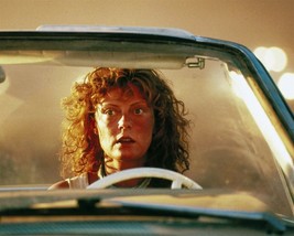 Thelma and Louise Susan Sarandon at wheel of Thunderbird convertible 8x10 photo - $10.99