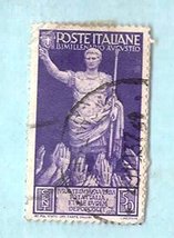 Used Italy Postage Stamp (1937) 50L Augustus Receiving Acclaim - Scott # 382 - £2.34 GBP