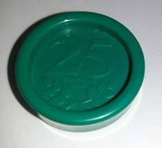 FISHER PRICE Green 25 Coin 1998 73333 73347 Check Out Counter Shop Cook Kitchen - $4.95