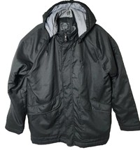 Nike Men XL Storm-Fit Black Removable Hood Outdoor Full Zip Jacket - £58.55 GBP