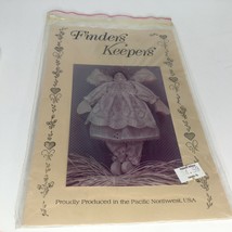 Finders Keepers Primitive Angel Doll Craft Pattern for Wooden Angel Body Uncut - £7.89 GBP