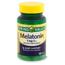 Spring Valley Melatonin Dietary Supplement, 1 mg, 120 Tablets - $19.59