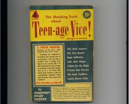 Cooper - TEEN-AGE VICE! - 1952 - 1st pb of &quot;shocking expose&quot; - £11.99 GBP