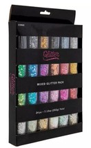 Assorted Colors Glitter Pack 24 Pack New - £22.60 GBP