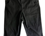 Woman Within Petite Black Cropped Jeans Size 24W - $23.74