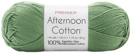 Premier Yarns Afternoon Cotton Yarn-Spring Green - £16.59 GBP