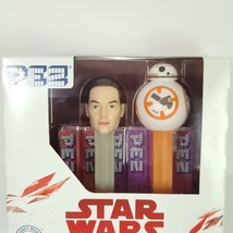 PEZ Star Wars The Last Jedi Rey &amp; BB-8 Dispensers Sealed 2017 - £12.65 GBP