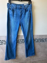 Rag &amp; Bone Cotton Blend Medium Blue Wash Flared Jeans SZ 28 EUC - £61.52 GBP