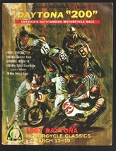 Daytona Int&#39;l Speedway AMA 200 Motorcycle Race Program 3/19/1967-Race in... - £107.01 GBP