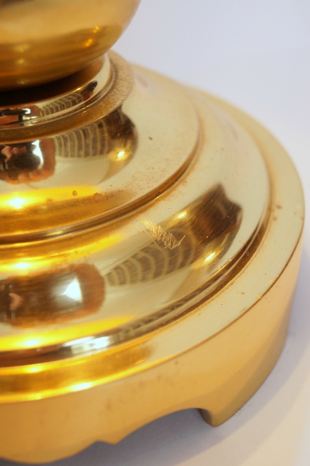 Art Deco Table Lamp "SATURN RINGS" Brass Lamp Berlin Light Item image 10