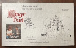 KINGS’ DUEL board game by American Game Co. Extremely Rare 1987 Checkers Variant - £34.75 GBP