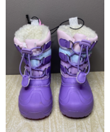 MEMBERS MARK KIDS SNOW BOOTS -10 Degree Cold Rating Purple Size 7/8 - £11.03 GBP