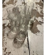 Arcopal France Victoria 7 Water Tea Glasses Tumbler Clear Floral NOS 80’... - $50.67 CAD