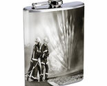 Fire fighter D7 Flask 8oz Stainless Steel Americas heroes Fireman Rescue - $16.78