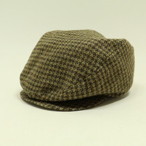 Lake Of The Isles Men&#39;s Newsboy Cap 100% Wool Herringbone Hat Size M - £14.40 GBP