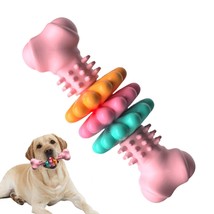 Toothbrush Rubber Bone Pet Dog Toys Aggressive Chewers Cleaning  Rubber Oral - £7.75 GBP