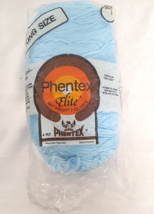 NEW King Size Phentex Elite Knitting Yarn Blue 4 Ply 7 ounces 100% Olefin - $9.77
