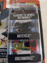 2 Jada 1966 Batman TV Series 3-PK Nano Hollywood Rides Die-Cast Vehicles 31988 image 3
