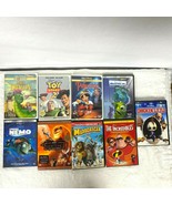 Lot of 9 Walt Disney - Pixar DVD - Chicken Little - Incredibles - Monste... - £17.21 GBP