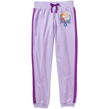 Disney Frozen Girls Joggers Pants Elsa Anna Purple Size XSmall 4-5 NWT - £8.30 GBP